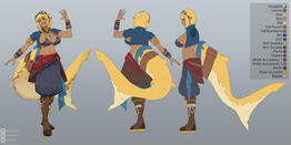 Character Design for @GarudaneTsurume